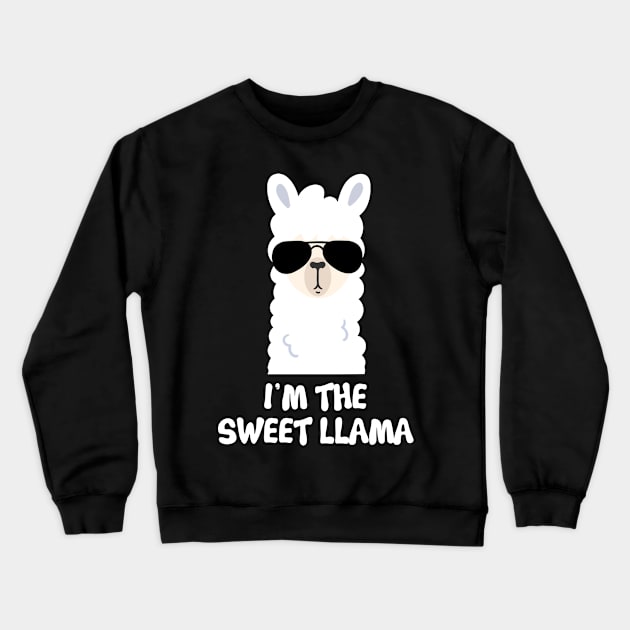 I_m The Sweet LLAMA Funny Christmas Crewneck Sweatshirt by Danielsmfbb